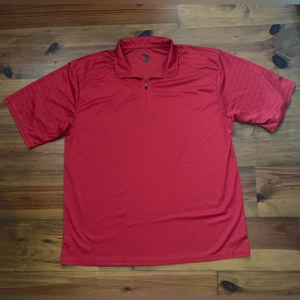 Badger Sport Half Zip Shirt, Men’s XL